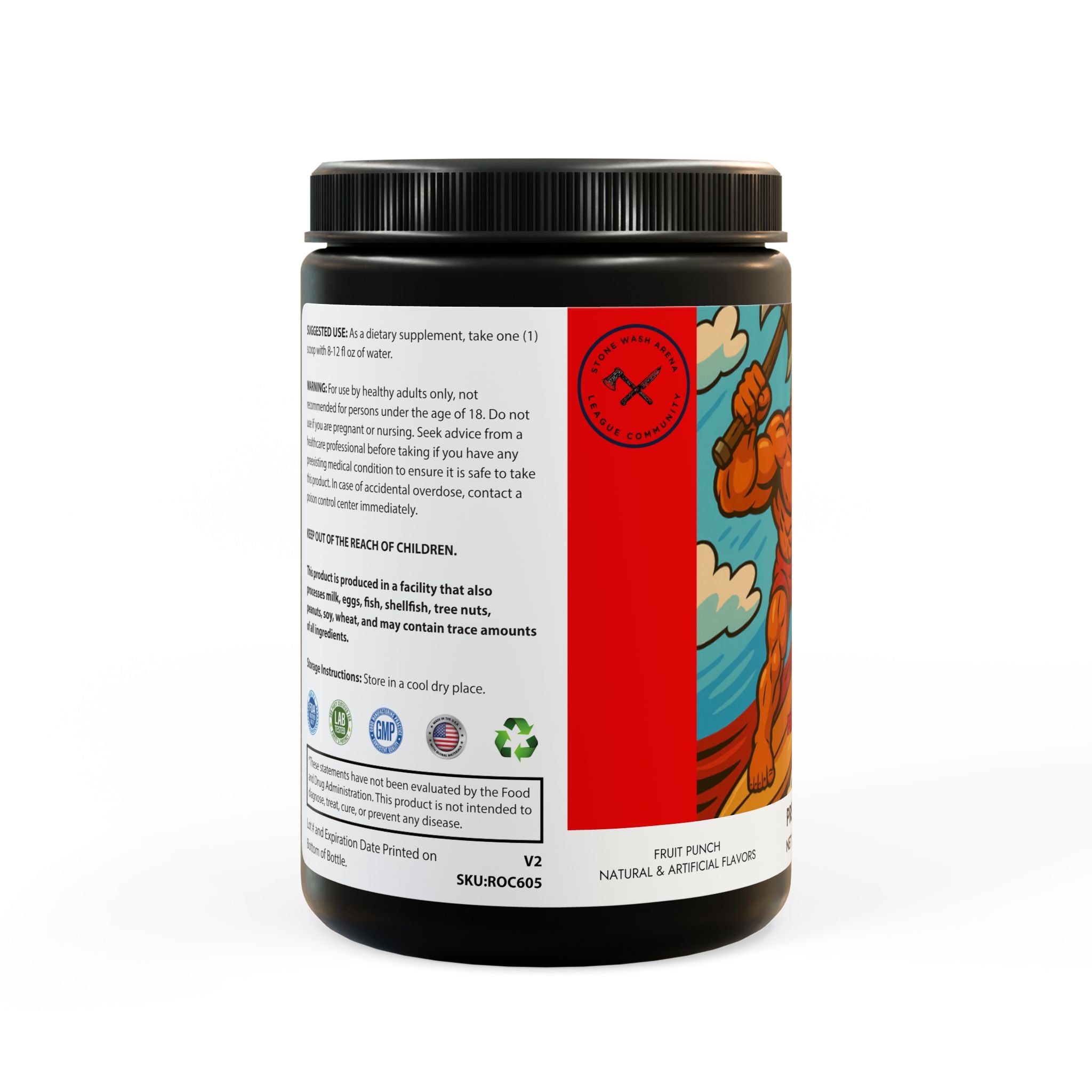Pre-Workout | Fruit Punch | (204g, 7.1oz)