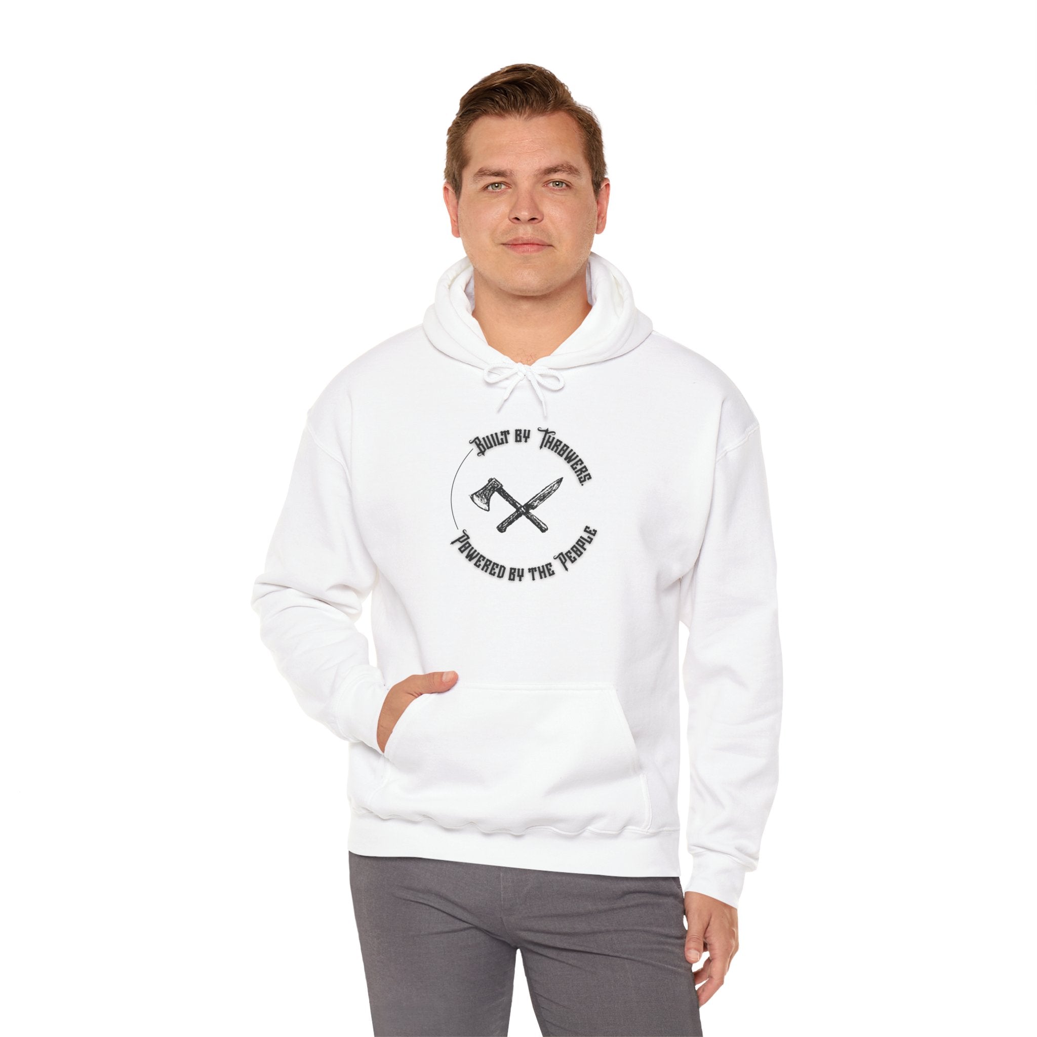 Unisex Hooded Sweatshirt - Stonewash Arena Graphic
