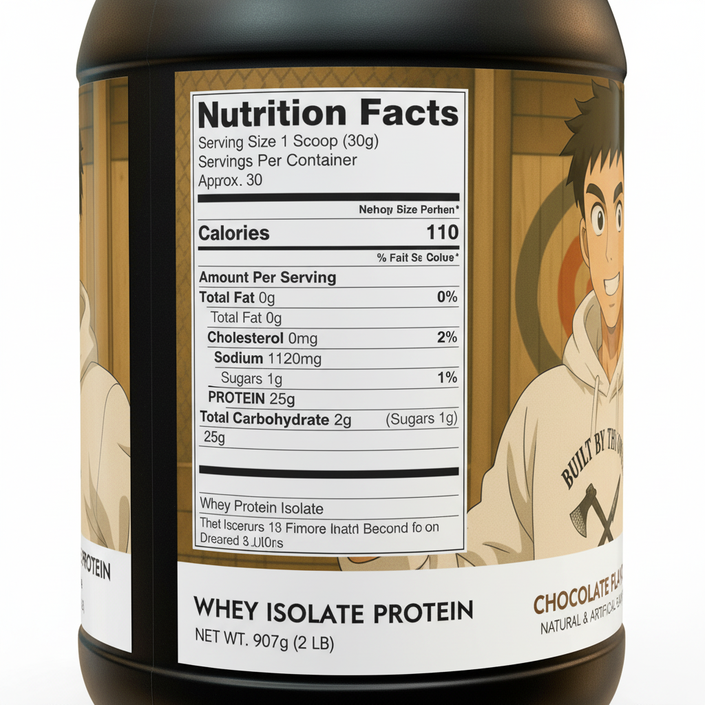 Whey Isolate Protein (907g, 2lb)-Powered by the people