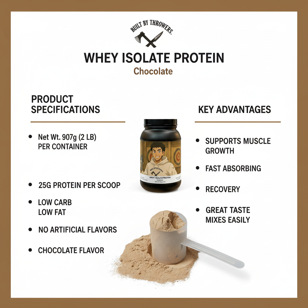 Whey Isolate Protein (907g, 2lb)-Powered by the people