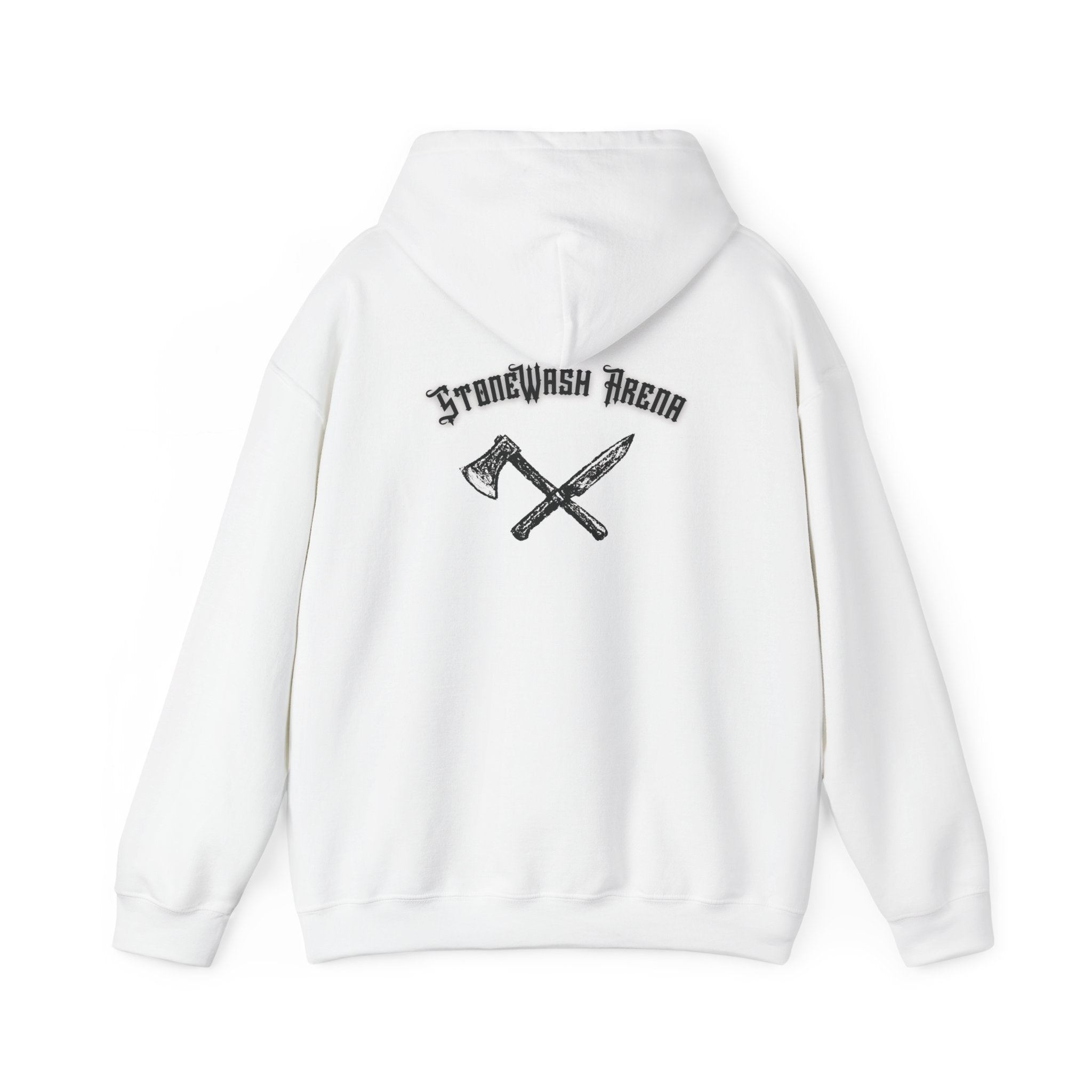 Unisex Hooded Sweatshirt - Stonewash Arena Graphic