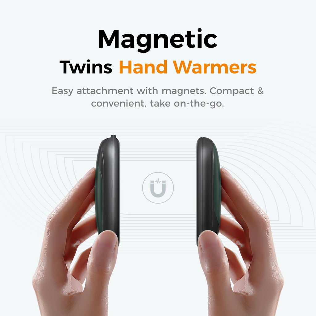 Magnetic Hand Warmers Rechargeable 2 Pack