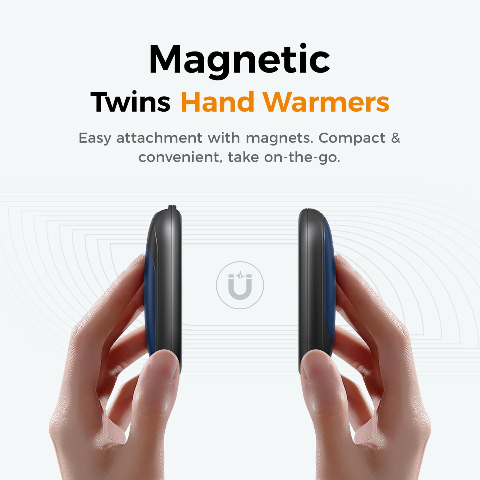 Magnetic Hand Warmers Rechargeable 2 Pack