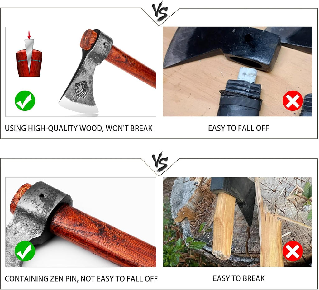 NedFoss 16" Throwing Axe Set, 2 Pack Throwing Axes