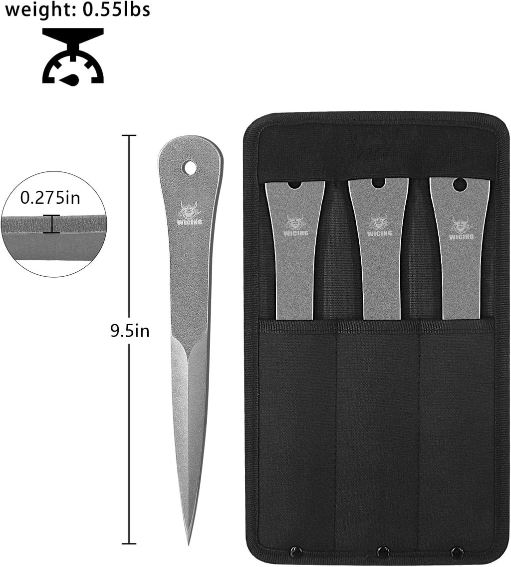9.5 inches Throwing knife- 3 Pack