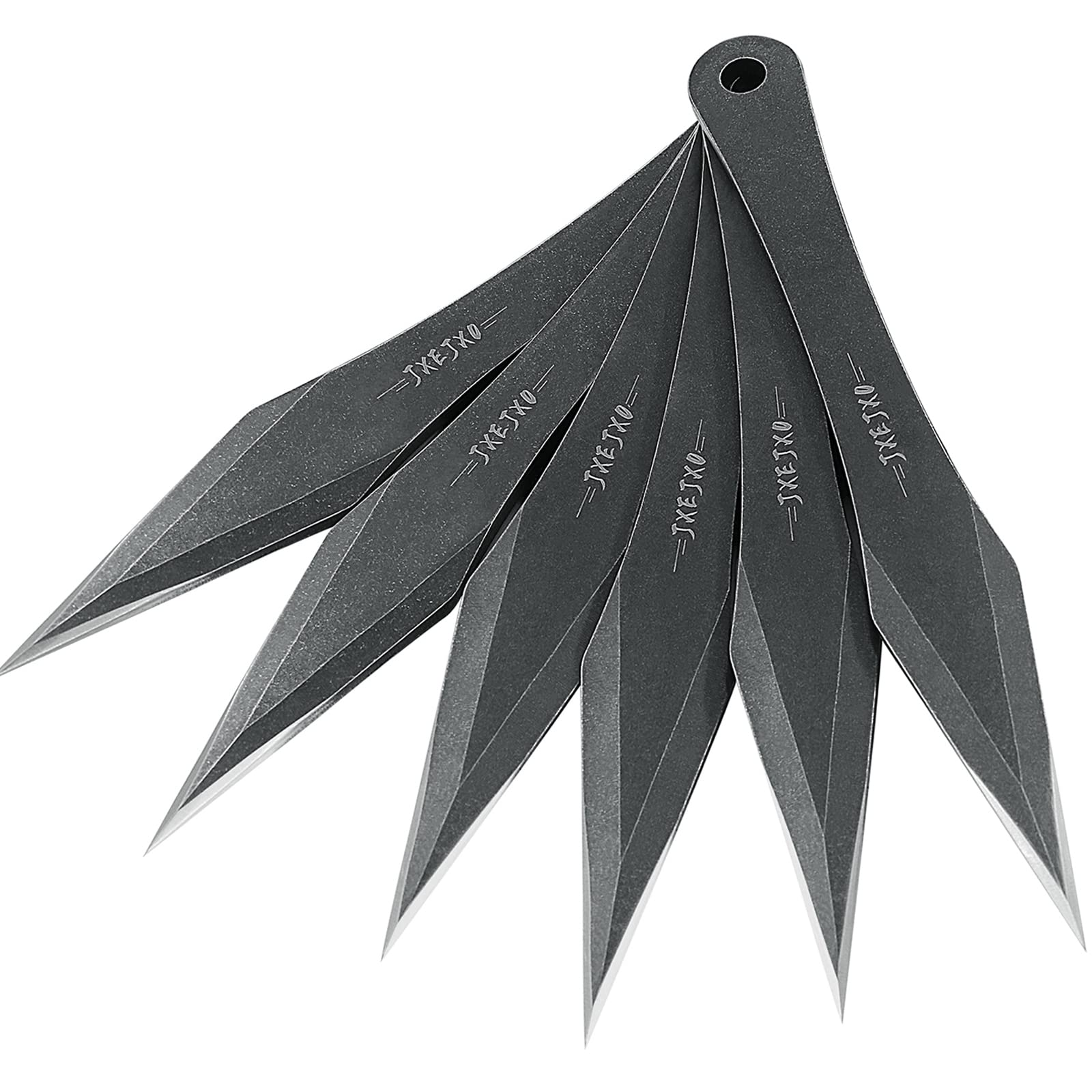 JXE JXO Throwing Spikes, 9.4" Stainless Steel No Spin