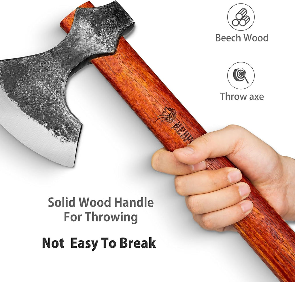 NedFoss 16" Throwing Axe Set, 2 Pack Throwing Axes