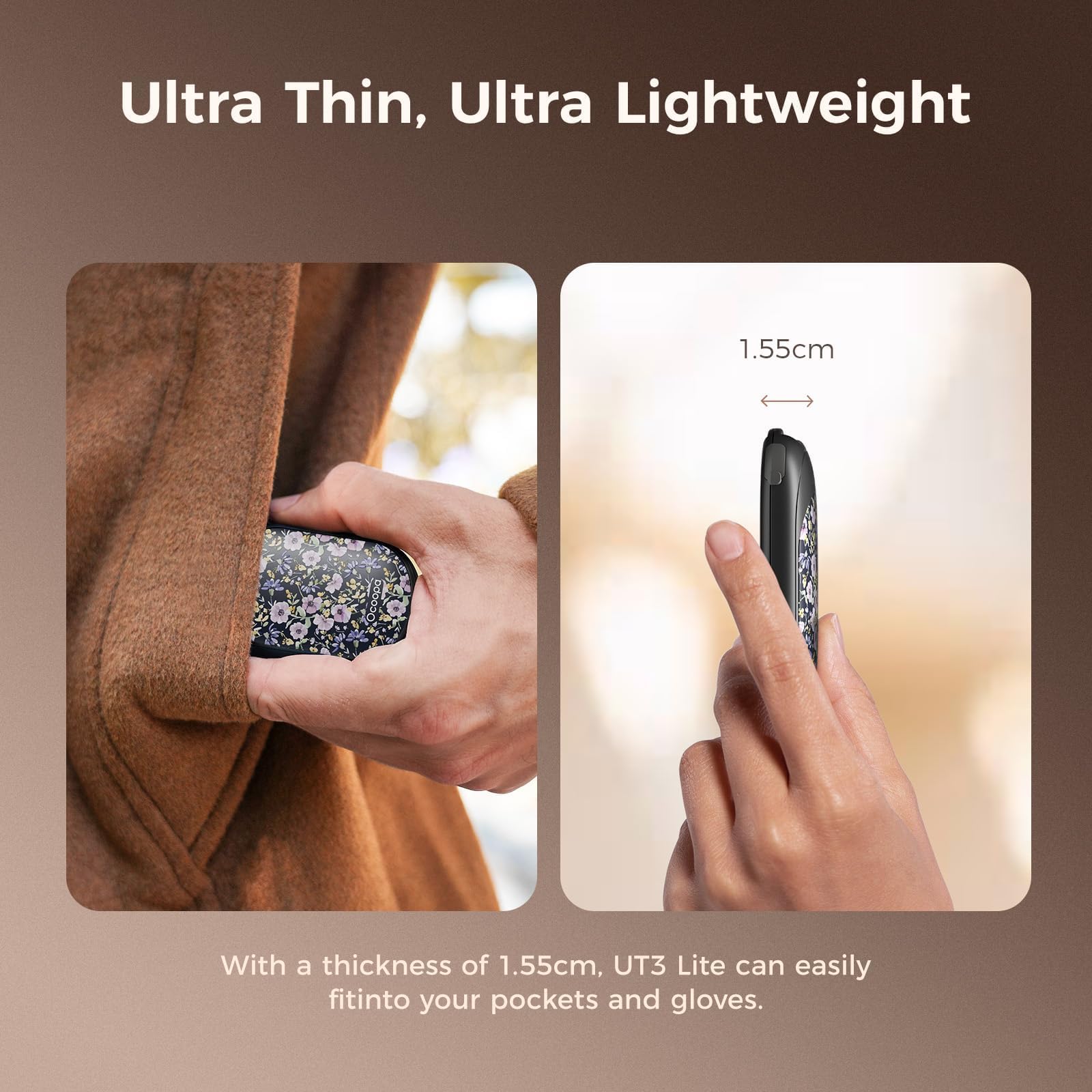 Magnetic Hand Warmers Rechargeable 2 Pack