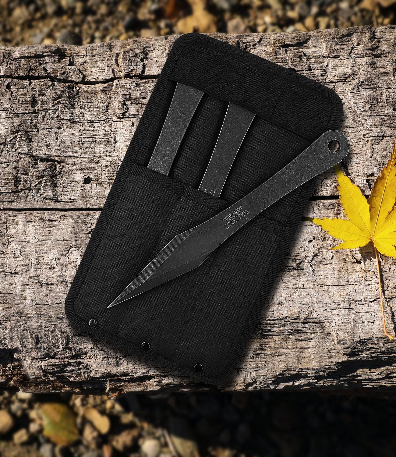 JXE JXO Throwing Spikes, 9.4" Stainless Steel No Spin