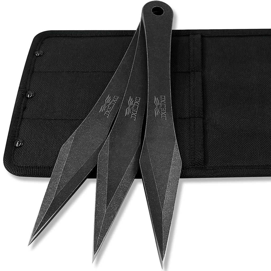 JXE JXO Throwing Spikes, 9.4" Stainless Steel No Spin