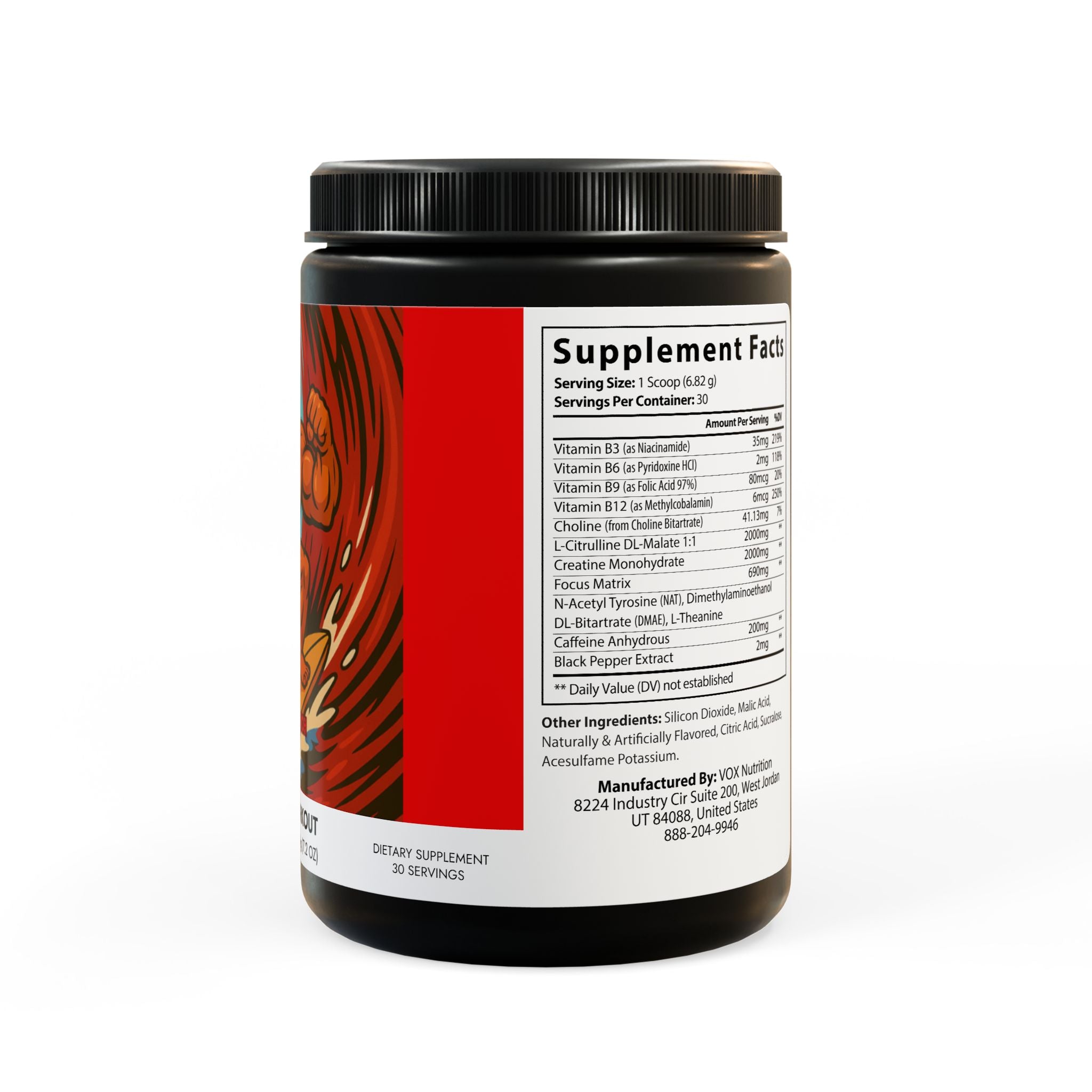 Pre-Workout | Fruit Punch | (204g, 7.1oz)